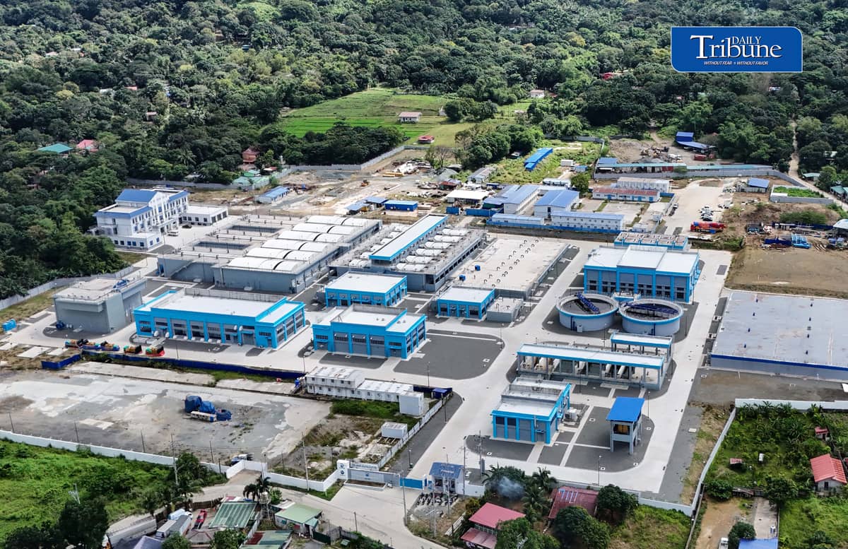 (October 15 2026) The aerial shot of the nearly completed Kaysakat Manila Water Treatment Plant in Sitio Kaysakat, Barangay San Jose, Antipolo City, Rizal, on Thursday, October 15, 2026. With a capacity of 220 million liters per day, the facility is expected to benefit over one million residents in Antipolo City and nearby Rizal municipalities by treating water from the Upper Wawa Dam under Phase 2 of the Wawa-Calawis Water Supply System. It will diversify water sources and reduce dependence on Angat Dam during dry spells and El Niño events. Meanwhile the Metropolitan Waterworks and Sewerage System (MWSS) has issued an official statement asserting that there will be no water supply crisis in Metro Manila, despite the threat of a "very strong" or Super El Niño expected to persist until early 2027. According to the agency, current water levels at Angat Dam are sufficient to meet the public's needs. Photo/Analy Labor