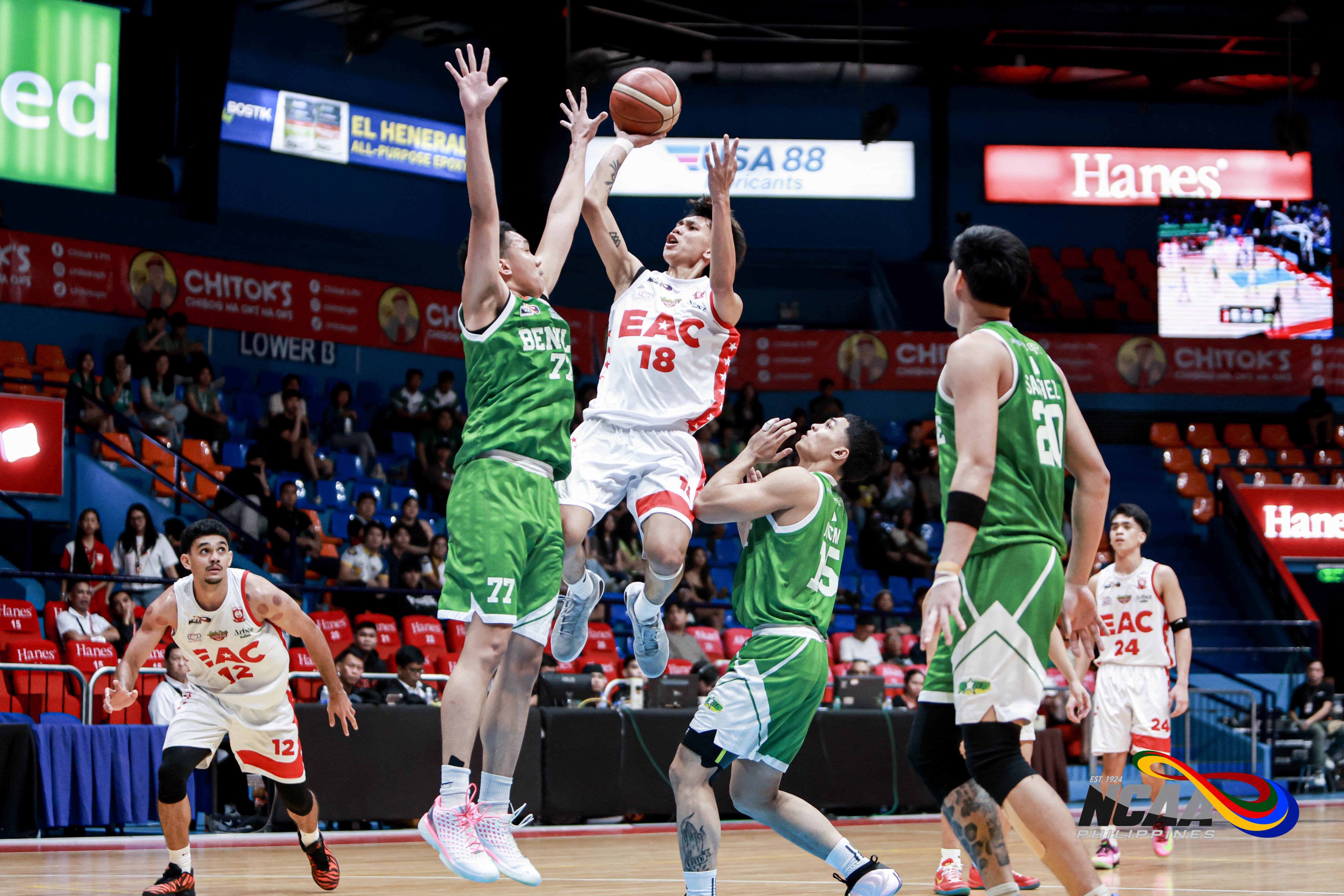 EAC shocks Benilde to halt two-game losing skid