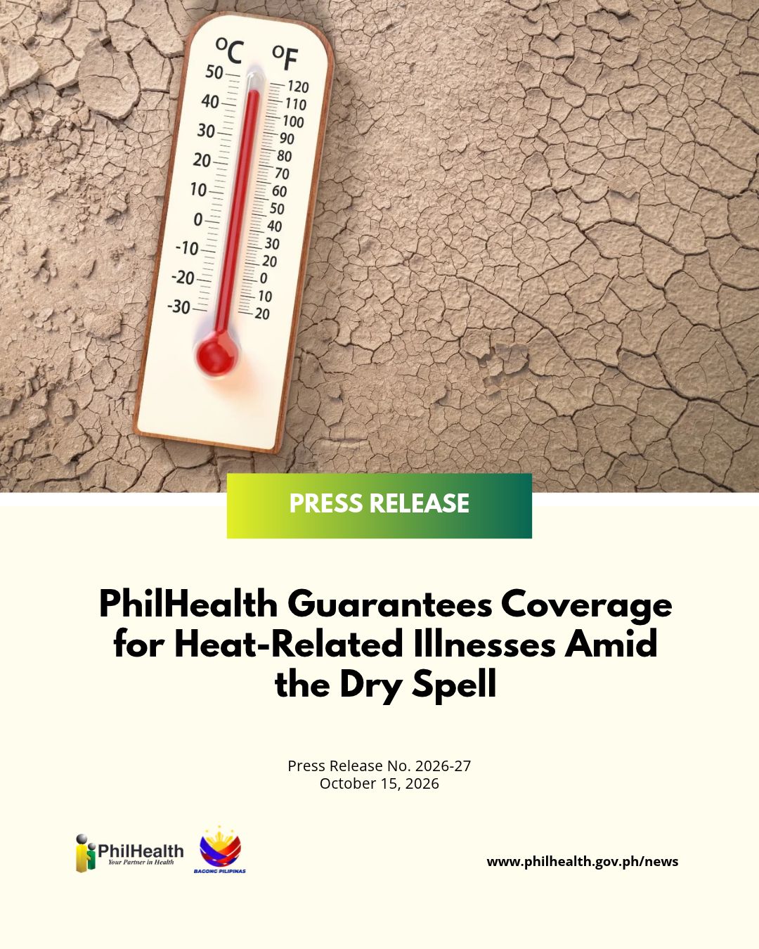 PhilHealth covers heat stroke, dehydration amid El Niño threat