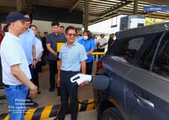 Marcos inspects Balanga Green Mobility Hub in Bataan