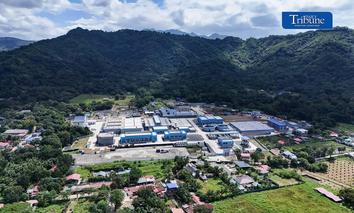 (October 15 2026) The aerial shot of the nearly completed Kaysakat Manila Water Treatment Plant in Sitio Kaysakat, Barangay San Jose, Antipolo City, Rizal, on Thursday, October 15, 2026. With a capacity of 220 million liters per day, the facility is expected to benefit over one million residents in Antipolo City and nearby Rizal municipalities by treating water from the Upper Wawa Dam under Phase 2 of the Wawa-Calawis Water Supply System. It will diversify water sources and reduce dependence on Angat Dam during dry spells and El Niño events. Meanwhile the Metropolitan Waterworks and Sewerage System (MWSS) has issued an official statement asserting that there will be no water supply crisis in Metro Manila, despite the threat of a "very strong" or Super El Niño expected to persist until early 2027. According to the agency, current water levels at Angat Dam are sufficient to meet the public's needs. Photo/Analy Labor