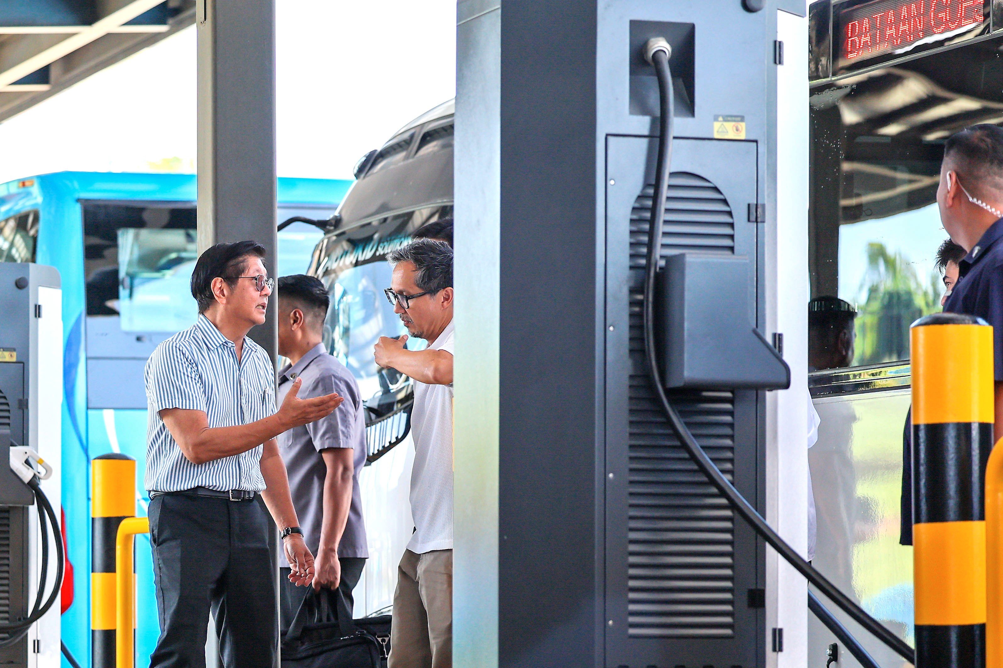 PBBM inspects Bataan Green Mobility Hub