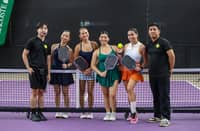SOCIAL media influencers are having a good time during the Lacoste Fun Pickleball Games recently at the Pickleball Junction in Kapitolyo, Pasig City.