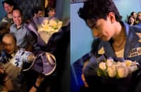 Dylan Menor’s manager Carlo Orosa clarifies that the bouquet of white flowers handed to the actor backstage at his birthday concert was sent by Huawei and not by business tycoon Manny V. Pangilinan.