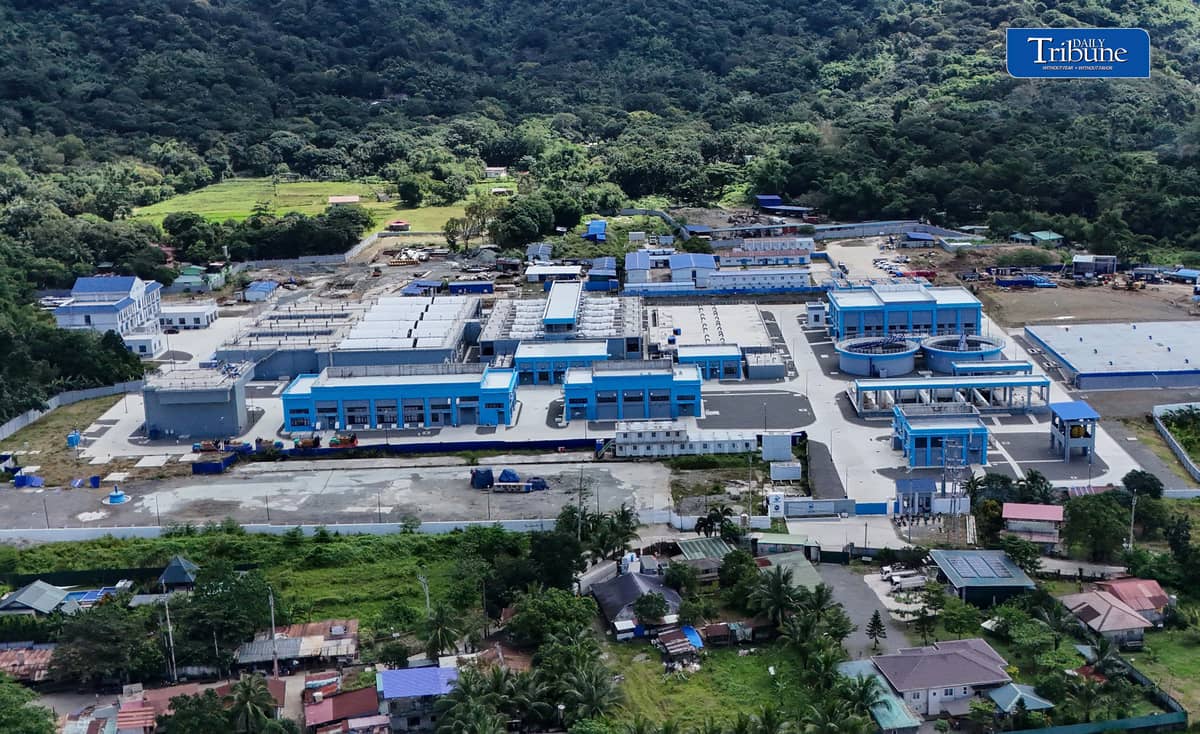 (October 15 2026) The aerial shot of the nearly completed Kaysakat Manila Water Treatment Plant in Sitio Kaysakat, Barangay San Jose, Antipolo City, Rizal, on Thursday, October 15, 2026. With a capacity of 220 million liters per day, the facility is expected to benefit over one million residents in Antipolo City and nearby Rizal municipalities by treating water from the Upper Wawa Dam under Phase 2 of the Wawa-Calawis Water Supply System. It will diversify water sources and reduce dependence on Angat Dam during dry spells and El Niño events. Meanwhile the Metropolitan Waterworks and Sewerage System (MWSS) has issued an official statement asserting that there will be no water supply crisis in Metro Manila, despite the threat of a "very strong" or Super El Niño expected to persist until early 2027. According to the agency, current water levels at Angat Dam are sufficient to meet the public's needs. Photo/Analy Labor