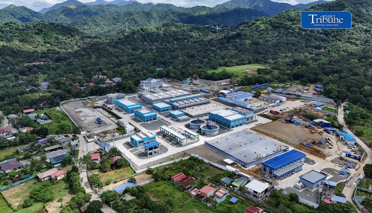 (October 15 2026) The aerial shot of the nearly completed Kaysakat Manila Water Treatment Plant in Sitio Kaysakat, Barangay San Jose, Antipolo City, Rizal, on Thursday, October 15, 2026. With a capacity of 220 million liters per day, the facility is expected to benefit over one million residents in Antipolo City and nearby Rizal municipalities by treating water from the Upper Wawa Dam under Phase 2 of the Wawa-Calawis Water Supply System. It will diversify water sources and reduce dependence on Angat Dam during dry spells and El Niño events. Meanwhile the Metropolitan Waterworks and Sewerage System (MWSS) has issued an official statement asserting that there will be no water supply crisis in Metro Manila, despite the threat of a "very strong" or Super El Niño expected to persist until early 2027. According to the agency, current water levels at Angat Dam are sufficient to meet the public's needs. Photo/Analy Labor