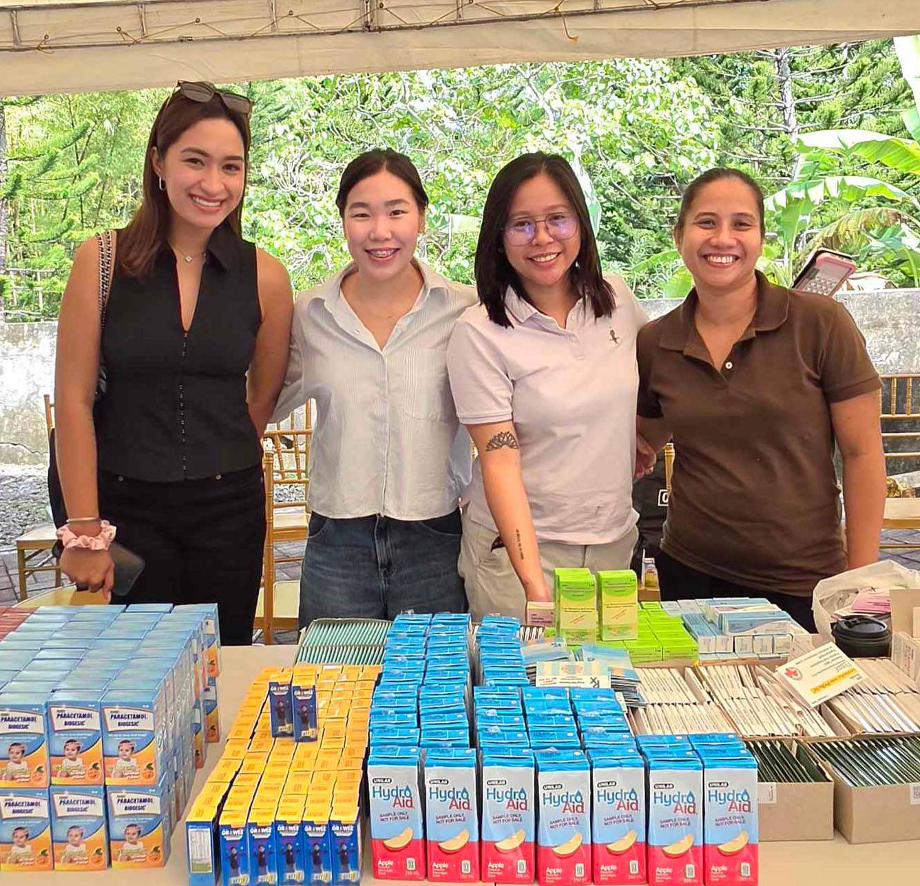 LORENE Alesna, Juliane Chua, Regine Mirasol and Jueram Agnes Entera.