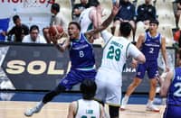 Calvin Abueva lends a hand in Converge’s 162-108 win over Macau on Friday in the PBA Governors’ Cup at the Ynares Center-Antipolo.