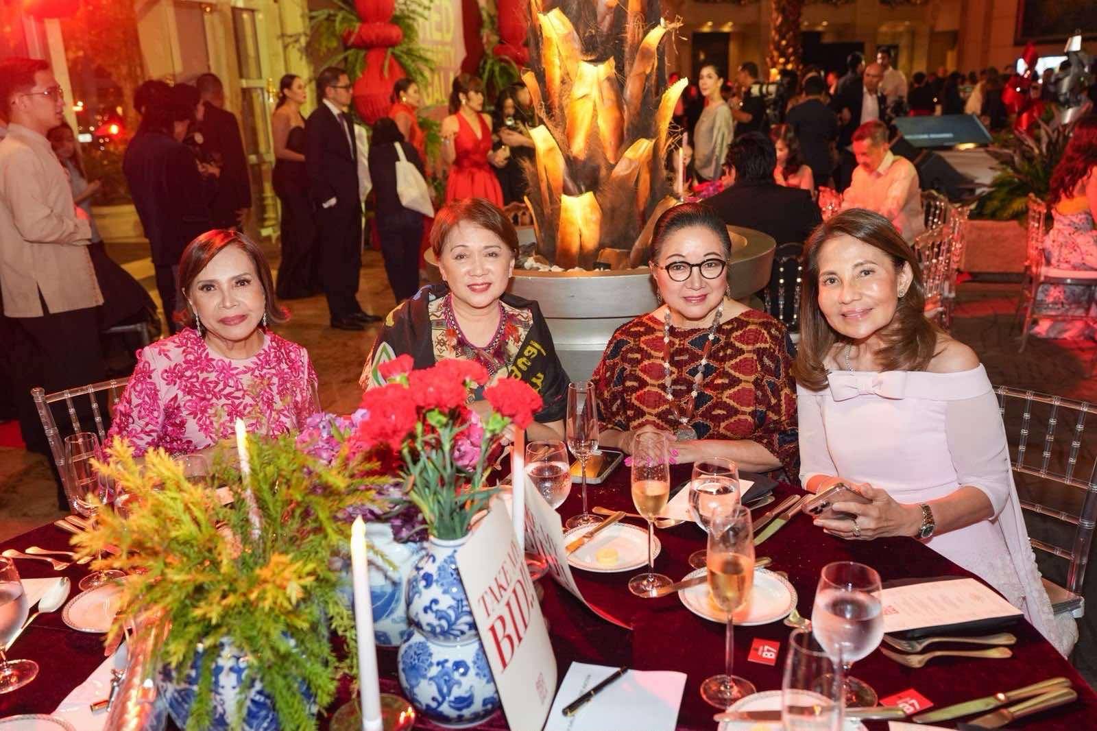 MARIFE Zamora, Marites Fernando, Nikki Coseteng and Eisa Mercado.