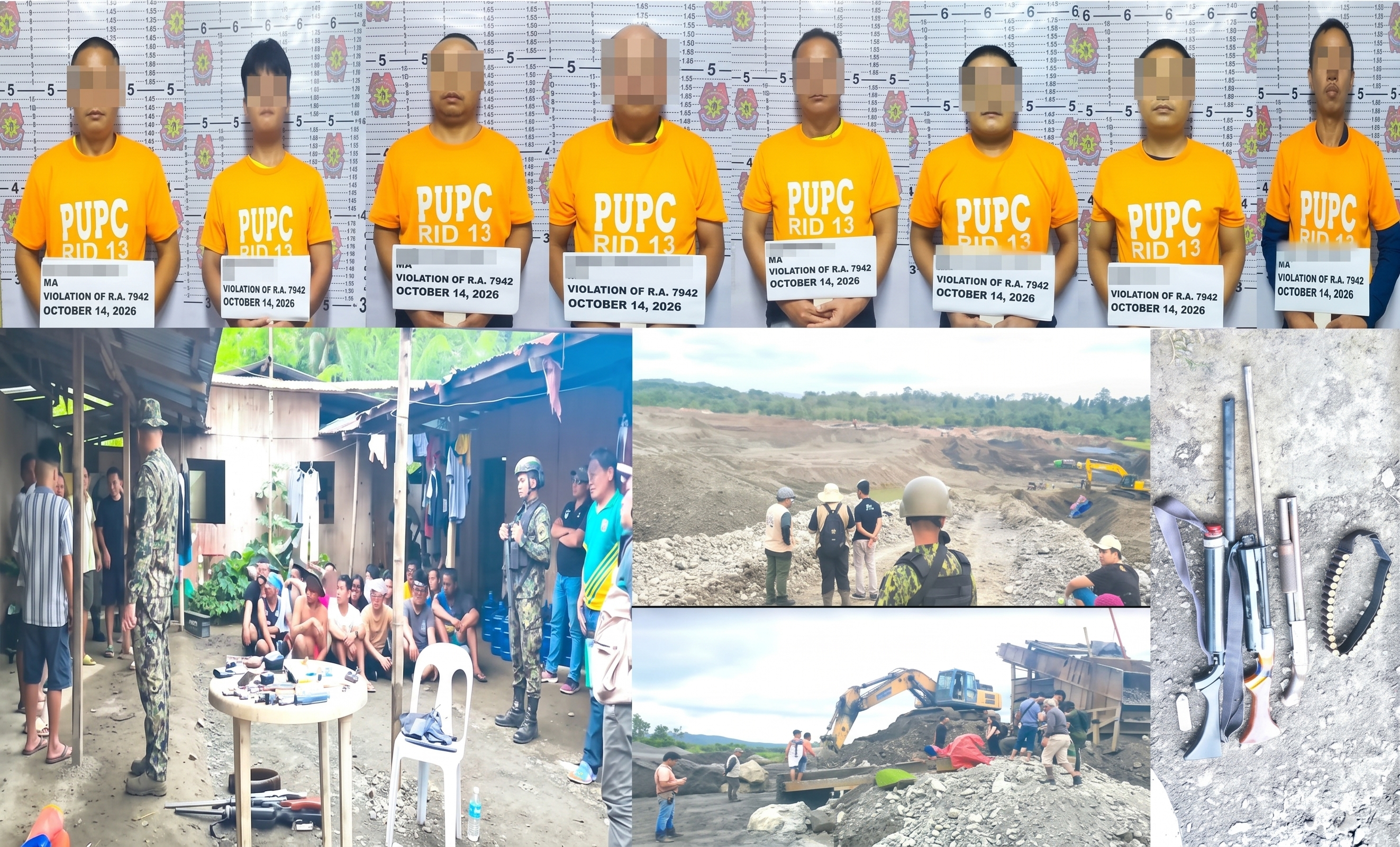 8 Chinese nabbed in P153-M mining raid