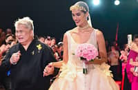 JC Buendia with muse Bea Millan-Windorski.