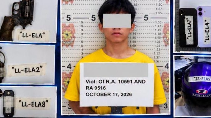 Young ‘snatcher’ yields gun, grenade, 
5 phones