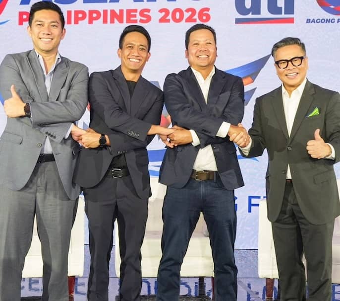 DINDO Marzan, SVP and head of SME Business Group, Converge ICT; EJ dela Vega, director of Commercial Deliveries and New Business, Grab Philippines; Jerry Bongco, country director, Meta Philippines; and Ferdi Salvador.