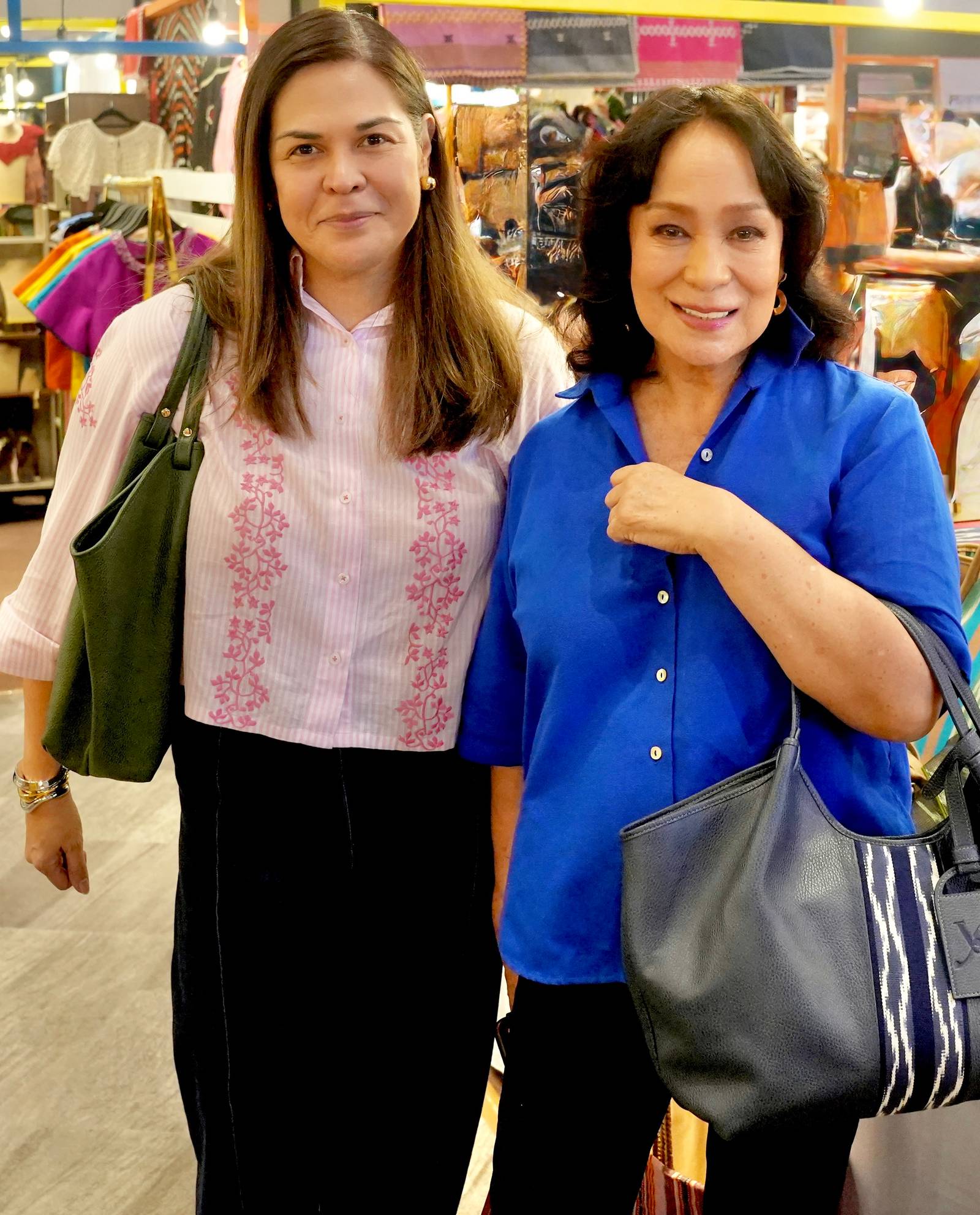 VICTORIA Yabut with Miss Universe 1969 and actress Gloria Diaz.