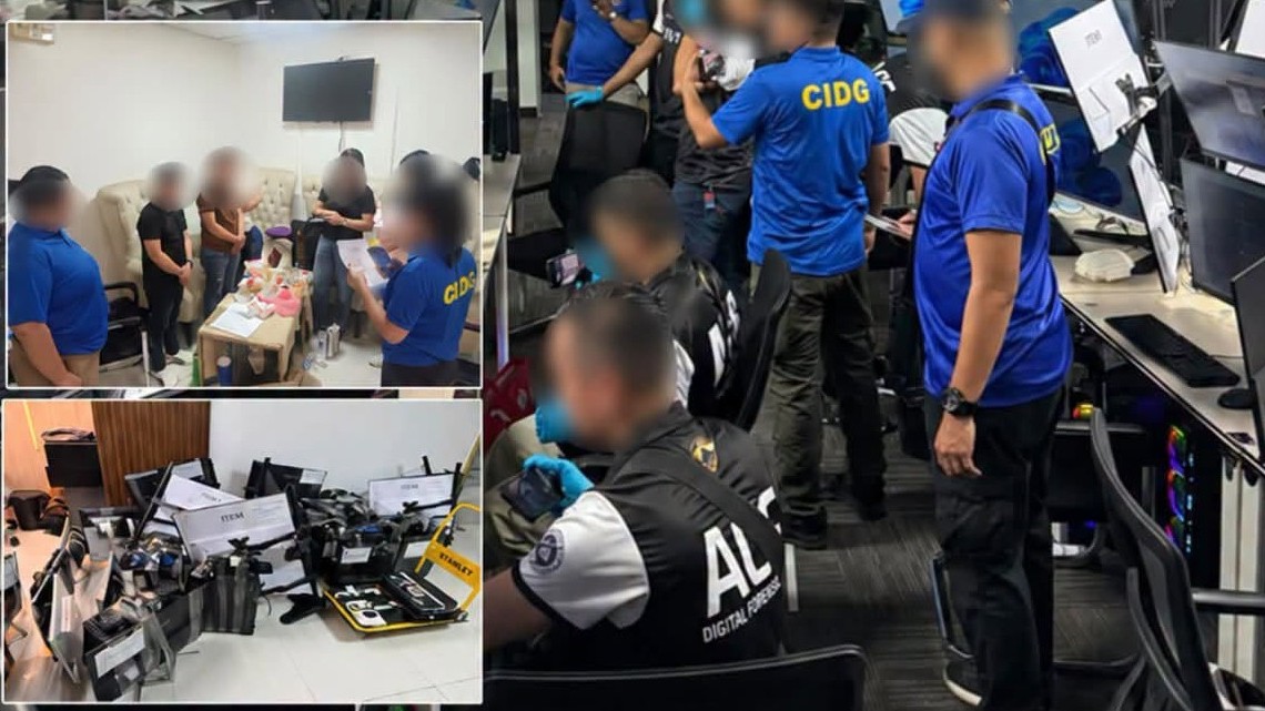 PNP arrests five in Makati over alleged Anti-POGO Act violations