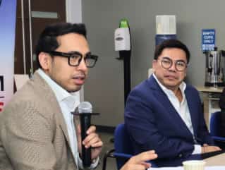 Richard Heydarian, Global Columnist of Nikkei Asian Review, speaks during the discussion on proposed measures to address excessive sugar consumption and non-communicable diseases.