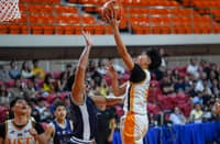 MIGUEL Austria shoots his way to a 25-point performance to power UST to a 112-56 win over Adamson in the UAAP Season 89 16U junior high school basketball tournament on Saturday.