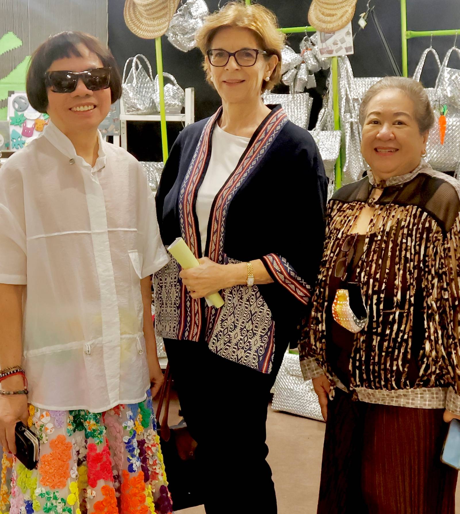 PIDAYIT'S Philip Dizon Torres, Karin Roelli Carmona and Style Isle’s Maryjo Ferraren.