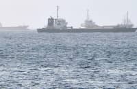 Oil tanker on fire after hitting mine in Hormuz