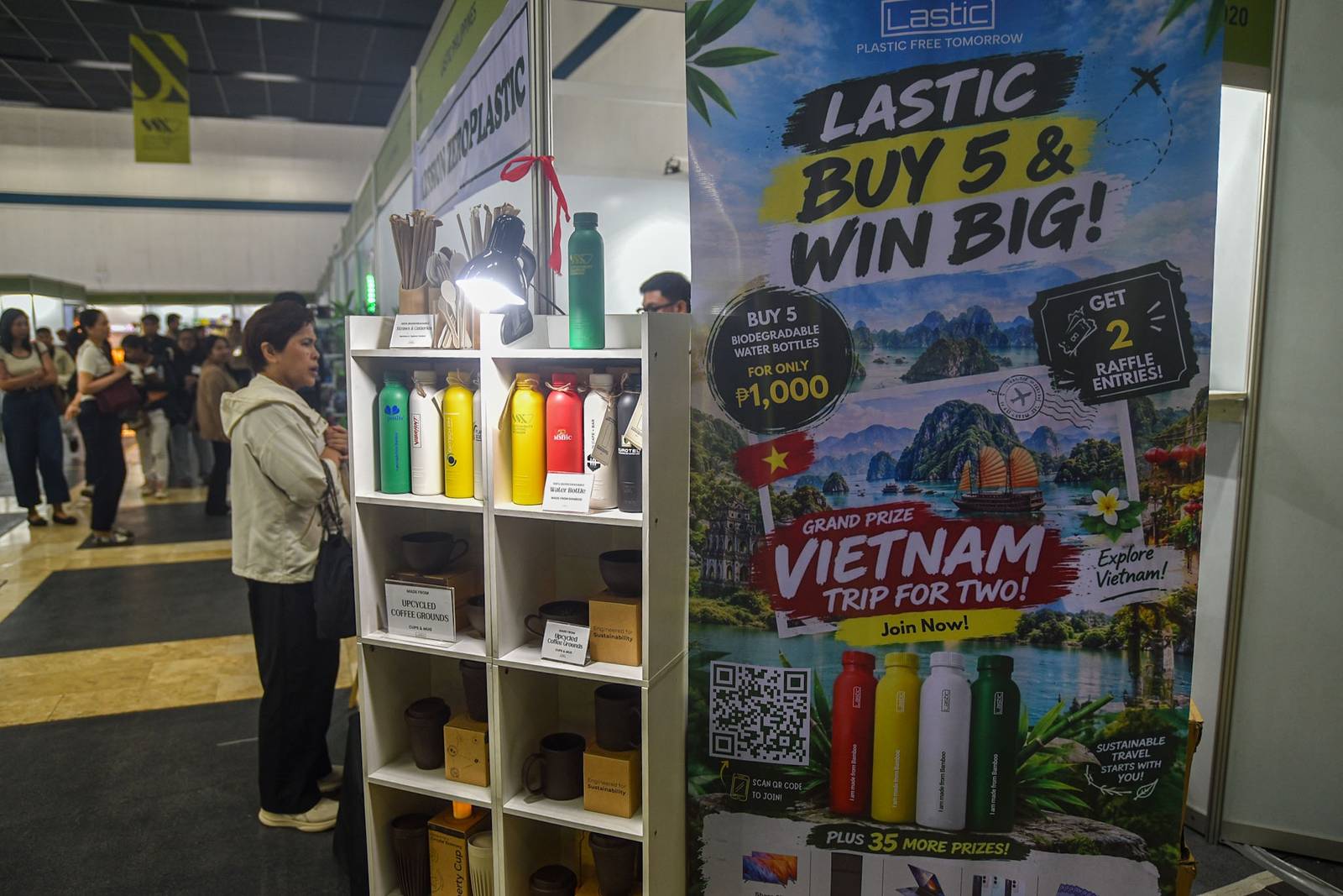 Visitors explore sustainable technologies, eco-friendly materials and green business solutions during the Sustainability Solutions Exchange Philippines 2026, organized by the Center for International Trade Expositions and Missions , at the Philippine Trade Training Center in Pasay City, on October 17. 

The three-day exhibition brings together businesses, manufacturers and green technology providers to promote sustainable practices and support the transition to a circular economy. l Zedrich Xylak Madrid