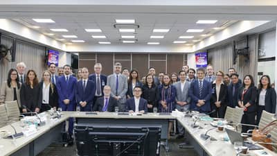 THE Philippine government, led by (seated) Finance Secretary Frederick D. Go, and Italian trade representatives, led by Italian Ambassador to the Philippines Davide Giglio, pose for a group photo following a meeting that explored investment opportunities, underscoring Italy’s interest in participating in the Luzon Economic Corridor.