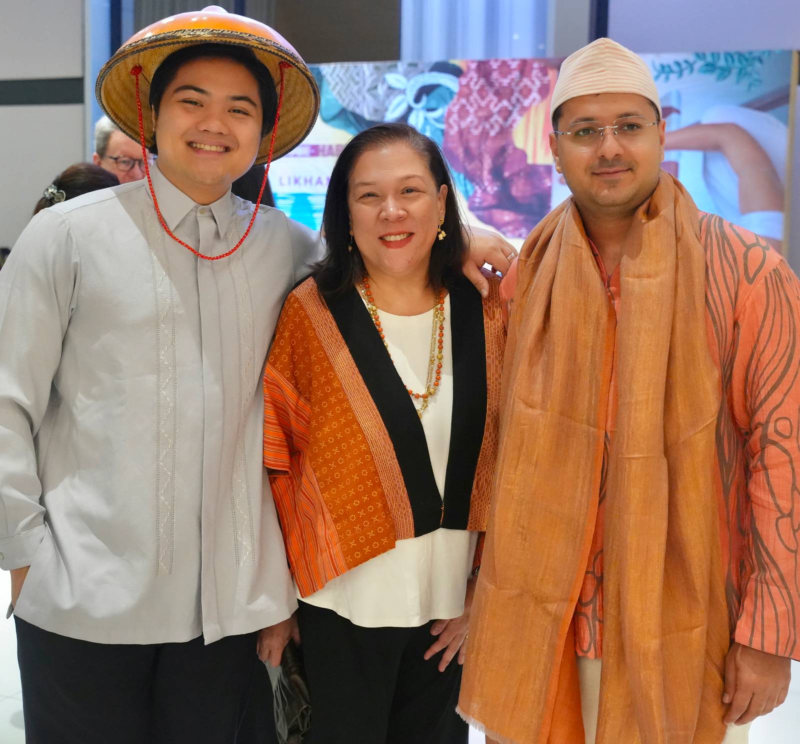 PAOLO Palanca, HABI president Mia Villanueva and Yuddhavisingh Jadeja.