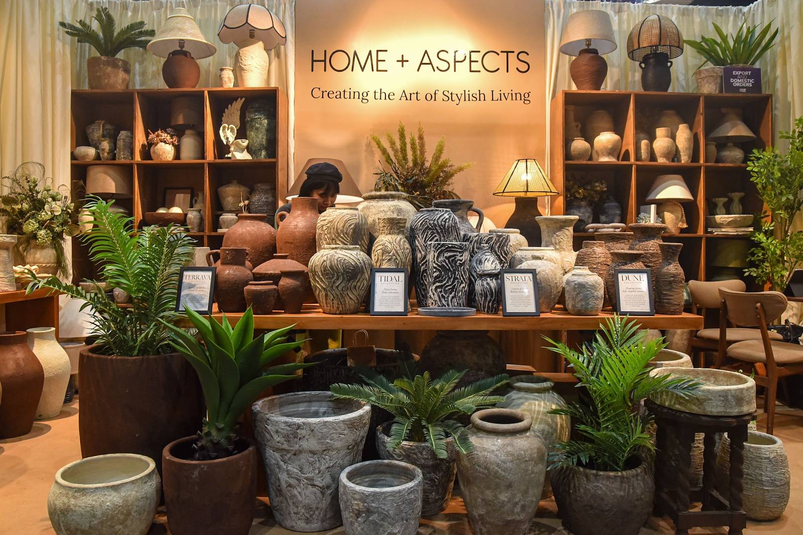 Locally made furniture, interior decor along with handcrafted products take the spotlight as visitors explore the final day of the 74th Manila FAME, themed “Bloom,” at the World Trade Center Metro Manila in Pasay City on October 18. 

The export trade show brings together around 400 Philippine manufacturers and brands, promoting Filipino craftsmanship and sustainable materials to global markets. | Zedrich Xylak Madrid