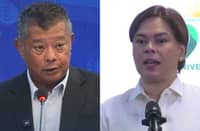OMBUDSMAN Jesus Crispin Remulla and VICE President Sara Duterte