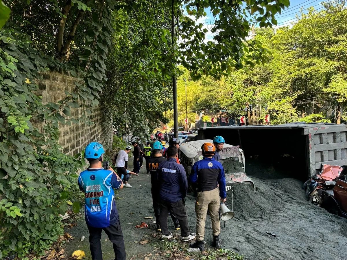 Dump truck hits four vehicles in Taytay; several hurt