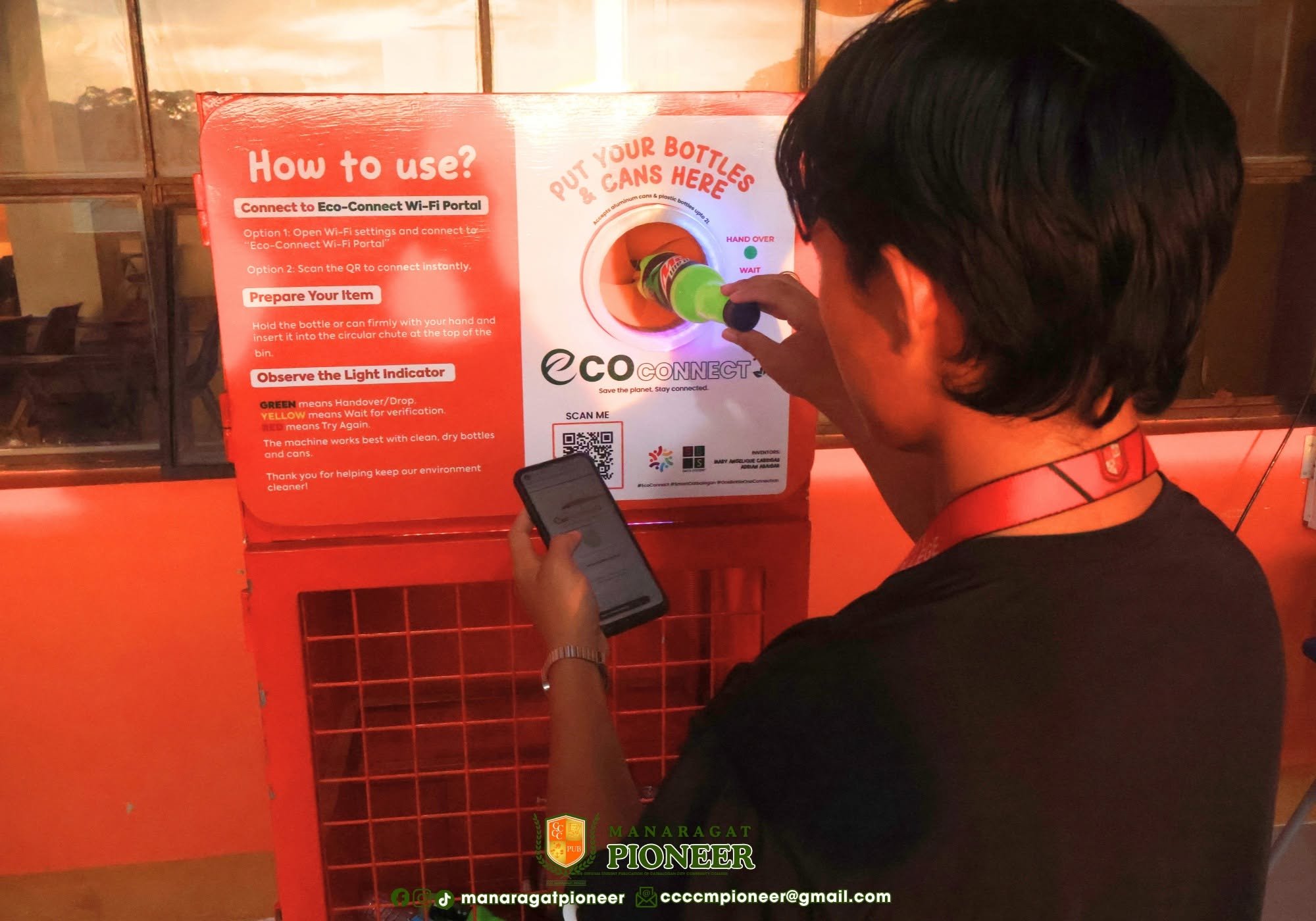 Plastic waste for WiFi