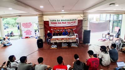 Several groups, locals from Bicol and Negros Island and University of the Philippines (UP) students engaged in a forum on Sunday afternoon, 18 October 2026, at the Vinzon Hall, UP Diliman, Quezon City to discuss El Nino and its effect to communities and sectors.