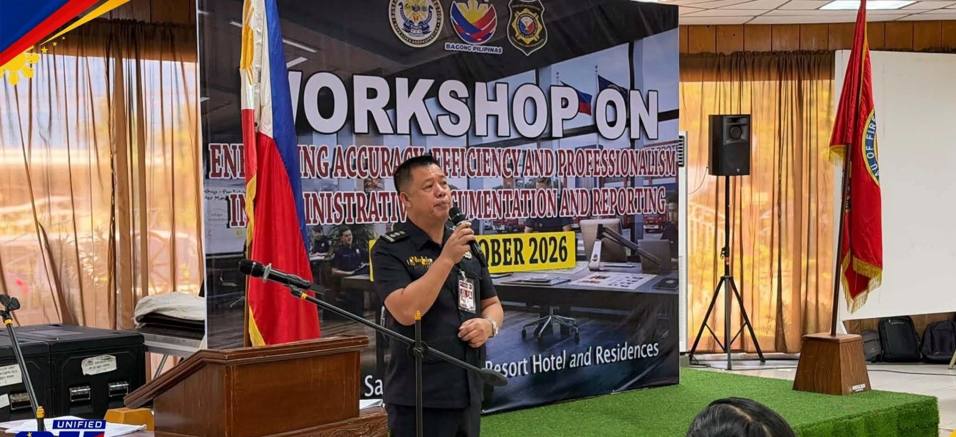 BFP Region 1 holds workshop on administrative documentation, reporting