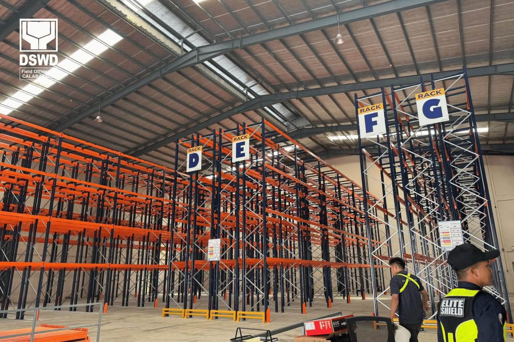 DSWD readies new relief warehouse in Laguna