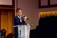 Secretary Vince Dizon serves as keynote speaker at the Infrastructure Forum organized by the Economic Journalists Association of the Philippines on Monday