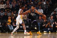 SAN FRANCISCO, CA - OCTOBER 10: Ben Simmons #25 of the Sacramento Kings looks to pass the ball during the game against the Golden State Warriors during a 2026 NBA Preseason game on October 10, 2026 at Chase Center in San Francisco, California.