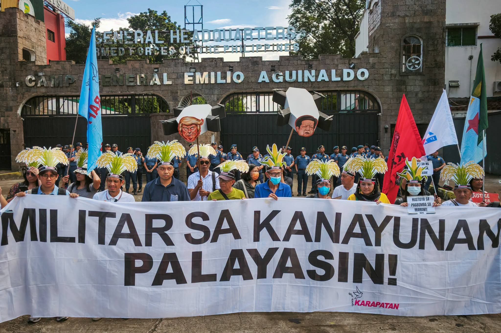 Farmers protest against military operations, mark 6th month since Toboso 19 massacre