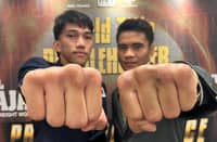 FILIPINO fighters Miel Fajardo (right) and Zyvyr Medecilo face tremendous odds when they go after the world titles of Japanese champions next month in Tokyo.