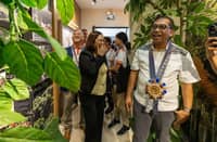 DEPARTMENT of Science and Technology Secretary Renato U. Solidum Jr. tours the Regional Coffee Innovation Center and Coffee Museum at Davao del Sur State College. The center, established through DoST support, provides local Arabica coffee growers with quality testing, sensory evaluation and post-harvest training to enhance farm livelihoods across the region.