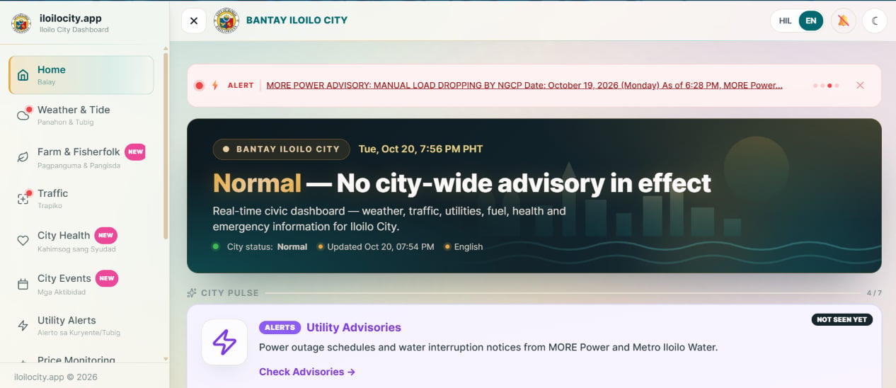 Iloilo LGU strengthens digital monitoring for El Niño, disasters