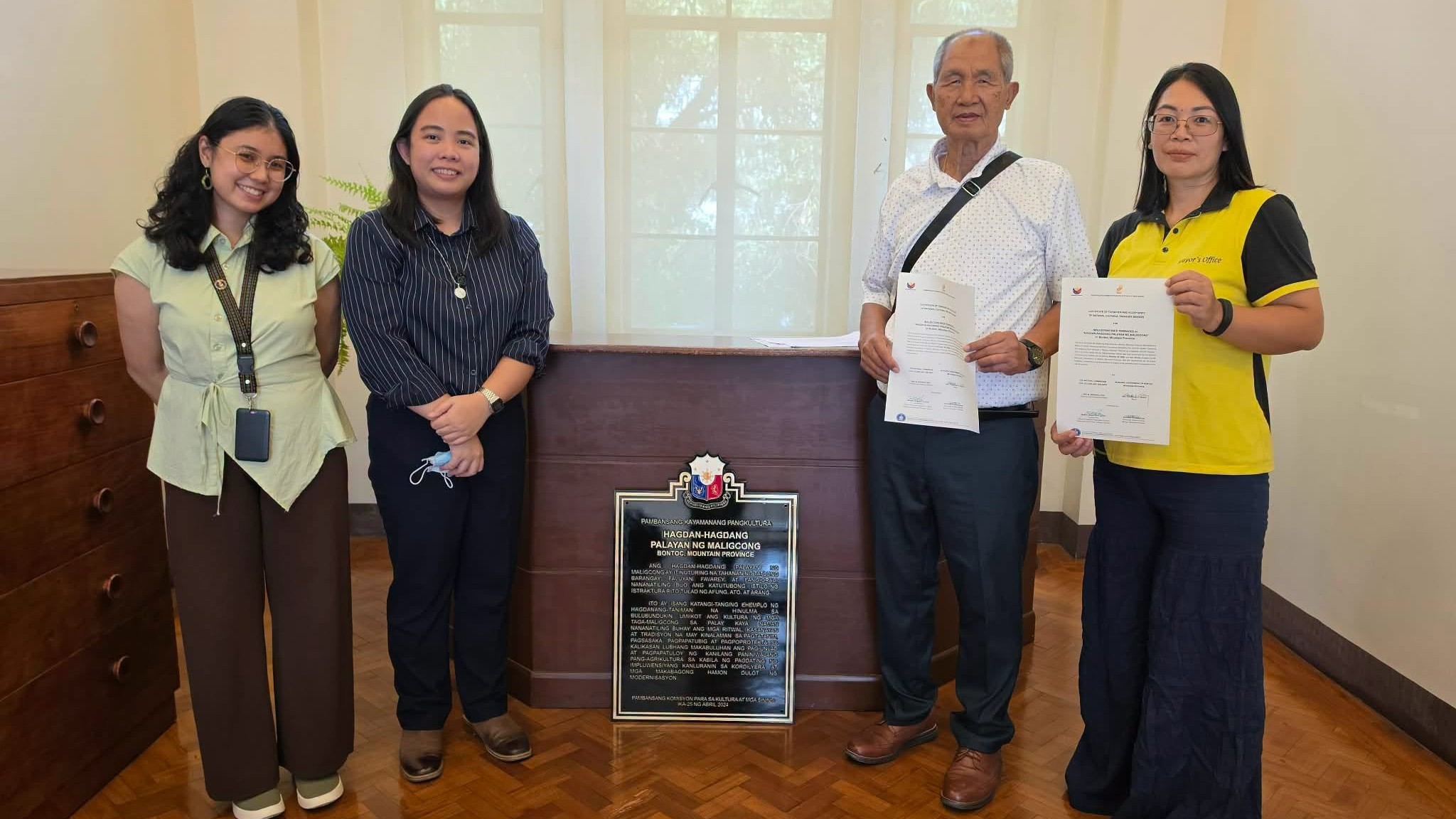 Maligcong rice terraces honored with official heritage marker