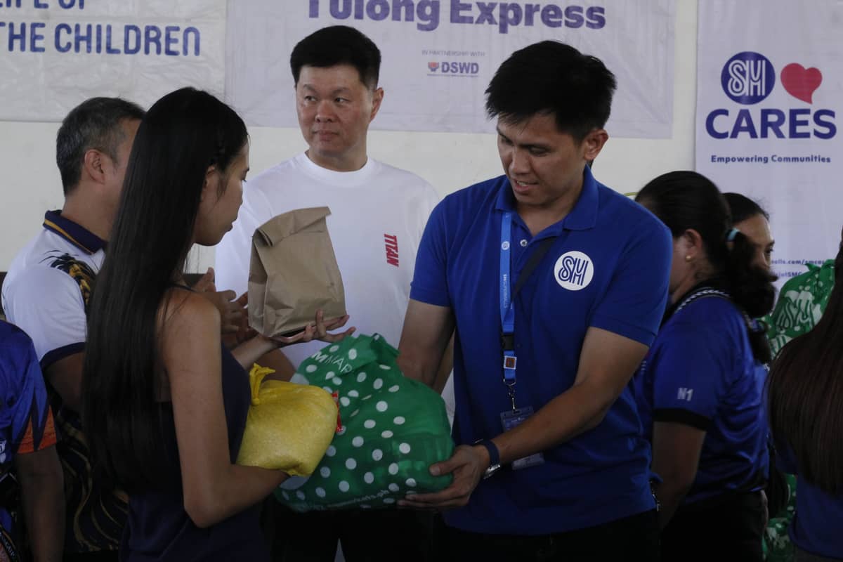 GOOD relief work starts long before the handover, says Stephen Viray (right) of SM Center Dagupan. It starts with knowing what a community actually needs.