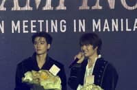 THAI actors Harit ‘Keng’ Buayoi and Napatsakorn ‘Namping’ Pingmuang meet Filipino fans during their first-ever fan meeting at the UP Theater on 18 October.