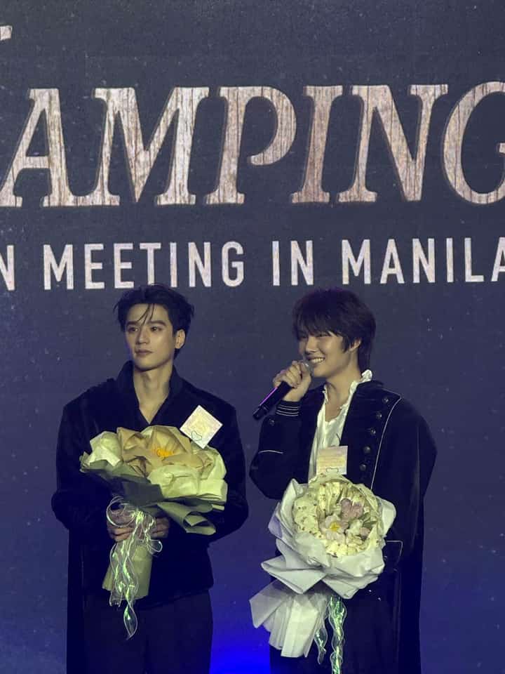 THAI actors Harit ‘Keng’ Buayoi and Napatsakorn ‘Namping’ Pingmuang meet Filipino fans during their first-ever fan meeting at the UP Theater on 18 October.