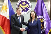Finance Undersecretary Ma. Angela E. Ignacio and KKR Global Institute Partner and Chairman David H. Petraeus