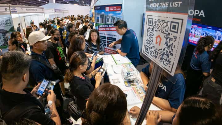PAG-IBIG Fund members flock to the SMX Convention Center in Pasay City on Tuesday for the 2nd National Housing Expo 2026, which brings together homebuyers, property developers and financing institutions to showcase affordable housing options and help Filipinos explore homeownership opportunities.