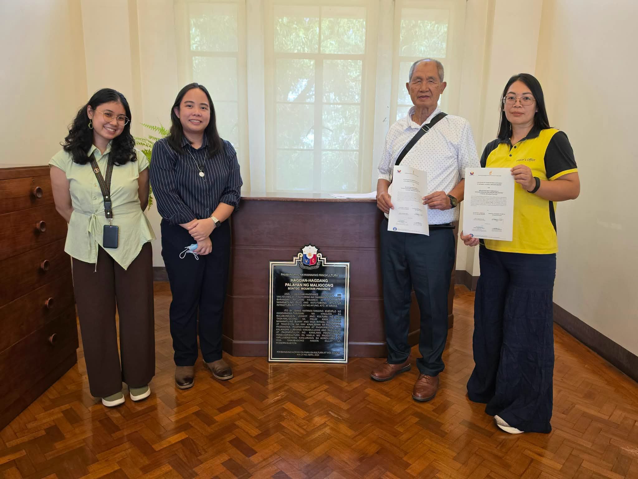 Maligcong terraces gain national heritage status