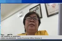 DOLE Cavite Provincial Director Marivic B. Martinez discusses proposed workplace safety guidelines, including possible work suspension during extreme heat conditions, during the Usapang PIA program on Wednesday, 21 October 2026.
