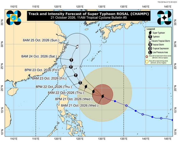 Palace urges rainwater collection as Super Typhoon #RosalPH approaches