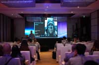 Dietrich Benjes, the VP APAC of EfficientIP during a discussion on cyber attacks in the first day of VSTECS CXO Tech Summit 2026 in Boracay.