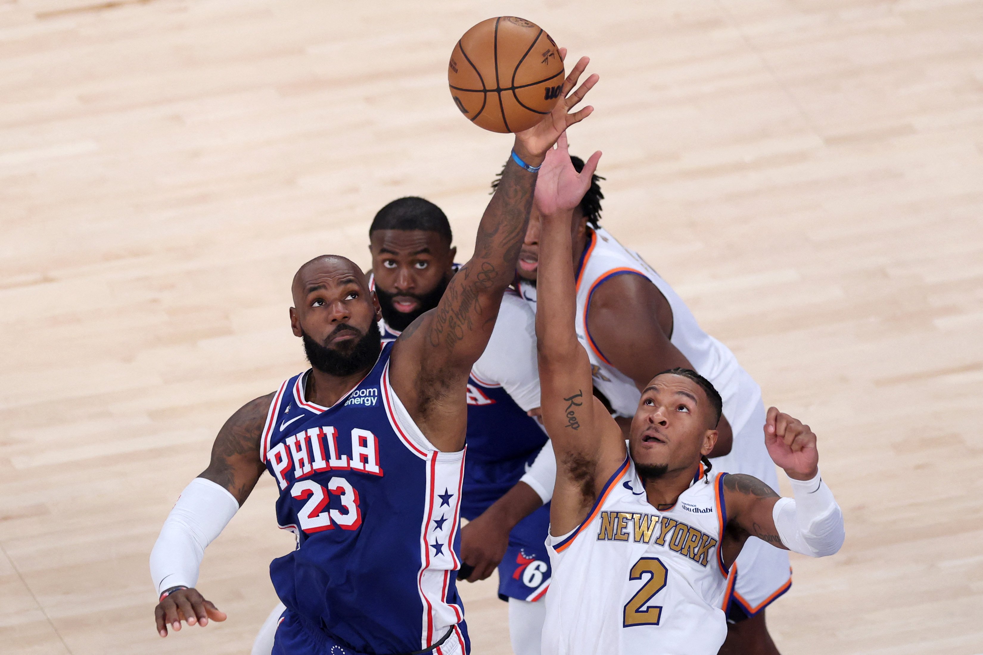 LeBron, Sixers spoil Knicks party as NBA season tips off